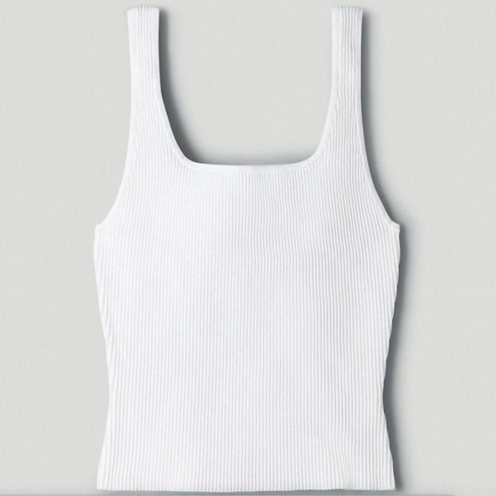 Babaton sculpt knit tank aritzia